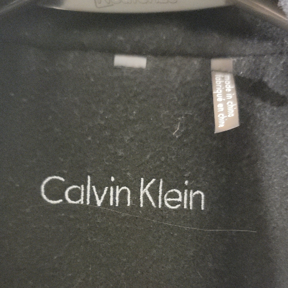 Women's CK Black Pea Coat - Picture 3 of 7